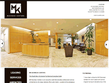 Tablet Screenshot of mkbusinesscenters.com